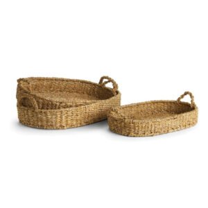 Seagrass Oval Tray