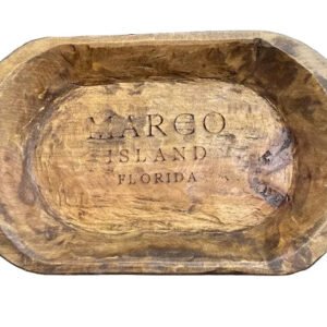 Marco Island Large Wooden Dough Bowl
