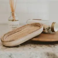 Rustic Wood Tray - Image 2
