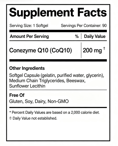 CoQ10 200mg - Image 2